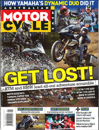 Read the Australian Motorcycle News Pirelli Angel GT test review